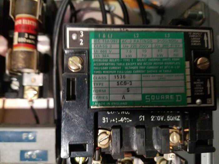 Used Electronic Control Box with relays and other micro switches