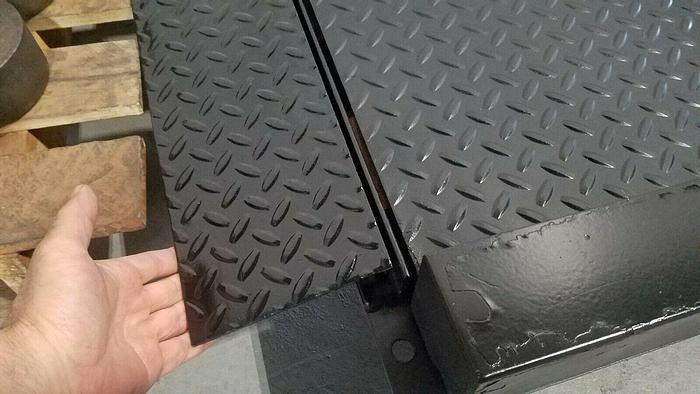 Used Toledo Masstron Floor Weight Scale 30" with ramp (needs readout box)