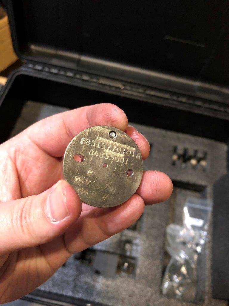 Used DELTA DE8000 6.8 x 6.2 eMGA Test Handler Change Kit