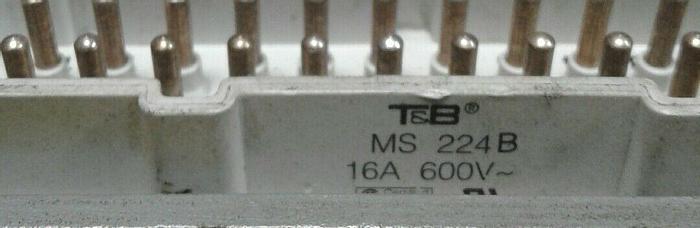 Used T&B MS 224B Connectors 16A 600V