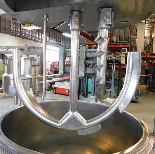 Used 80 GALLON GROEN TWIN ACTION AGITATED KETTLE - S/S - JACKETED