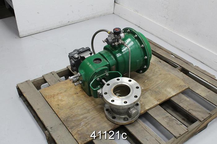 Used Fisher V150 Series B 4" Vee Ball Valve #41121