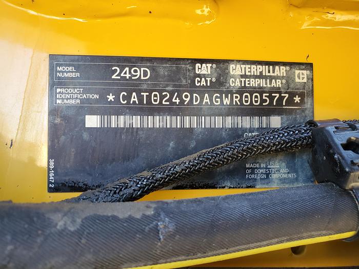 Used 2016 CAT 249D