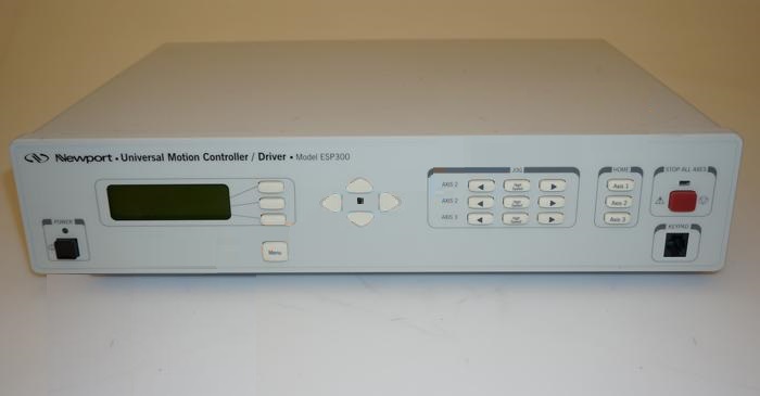 Used Newport ESP300-IIIIIN universal motion controller driver