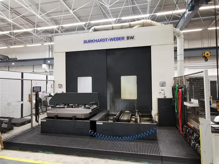 Gebraucht Universal Bearbeitungszentrum mit 2x Paletten-Wechsler BURKHARDT & WEBER MC 120 HV