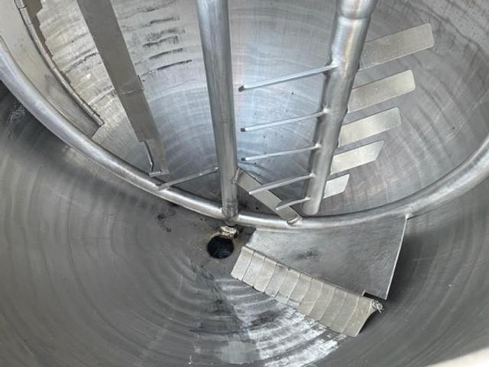 Used Groen 150 Gallon Stainless Steel Jacketed Mix Kettle With Dual Agitation