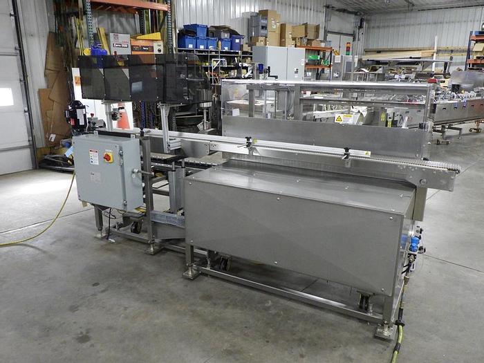 Used Combi 2CE Case Erector w/Ergopack Handpack Station