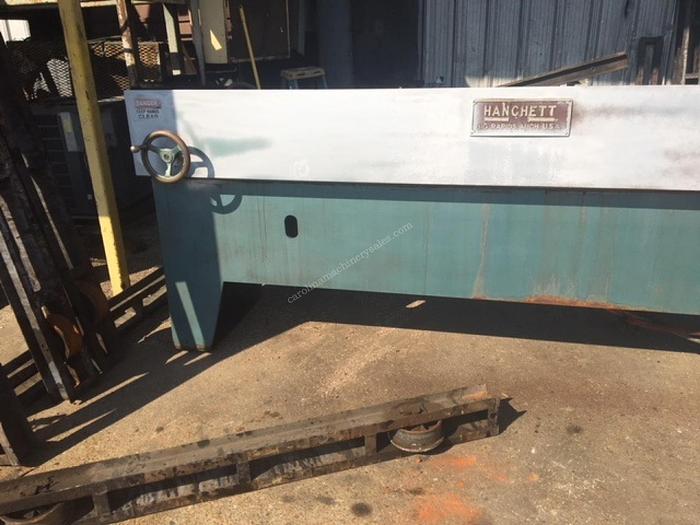 Used Hanchett 84" Knife Grinder