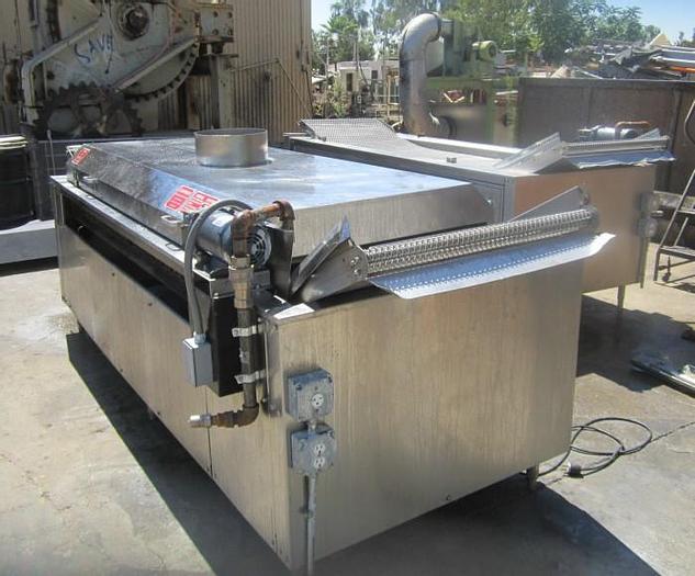 Used Fryer, Superior, Mdl CF 250, 30" X 80", S/St, 250 PPH, #S739123