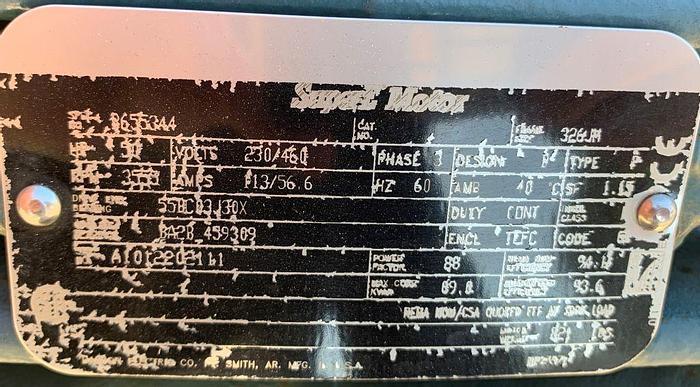 Used Pump, Centrif., 50 HP, S/st, 2.5 " In, 3" Out, 10" Impeller #C743875