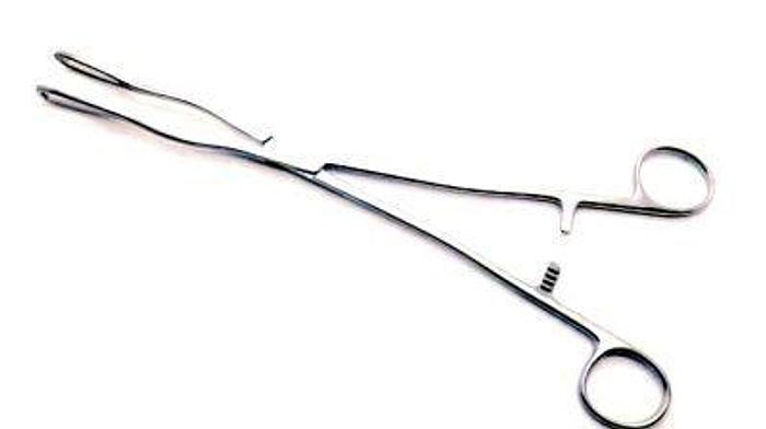 Used Forceps Sponge Foerster Straight 242mm (9-1/2in)