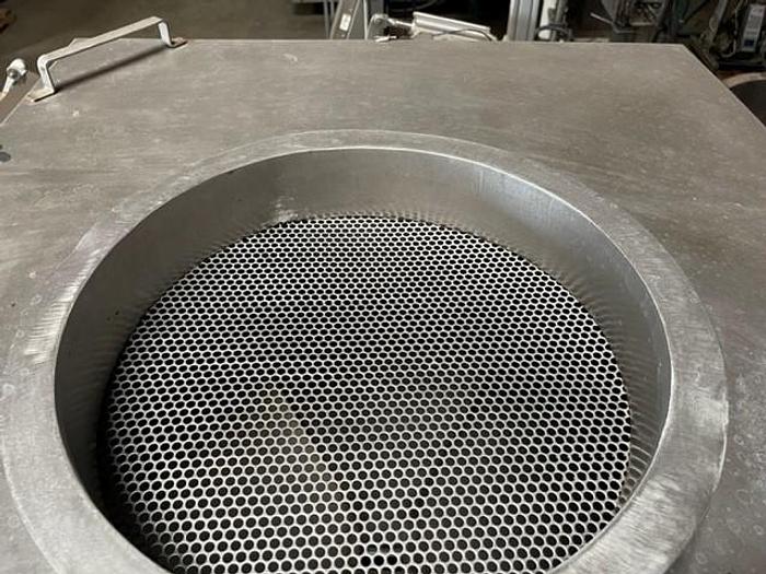 Used Dunkley Pail Filling Station with Fruit Hopper