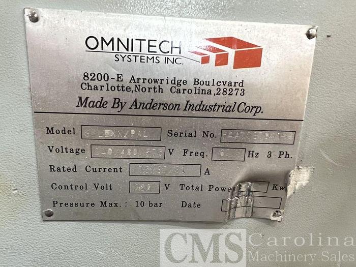 Used Omnitech Selexx PAL 5x10 CNC Router