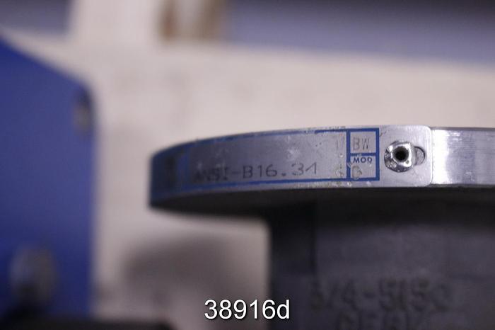 Unused Neles Jamesbury Model D .75" Ball Valve #38916