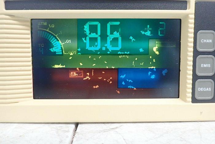 Used Varian LR88590 L8350-320 Multi-Gauge Vacuum Gauge Controller w/ Cables Type 0531