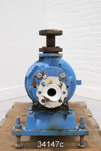 Used Goulds 3198 Pump, 1.5x3x7, Teflon Interior #34147