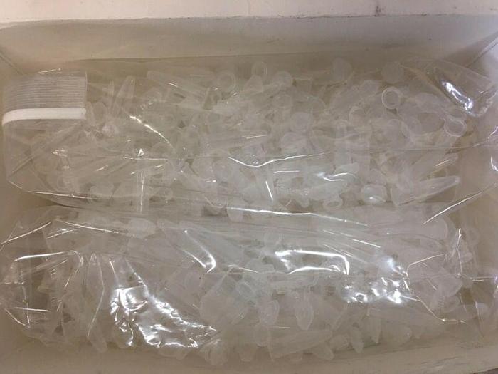 Used E&K 280060 0.6mL Accuflow Snap-Cap Microtubes 1000/BOX