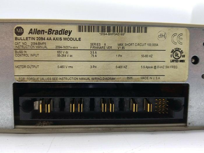 Used Allen Bradley 2094-BMP5 Ser A