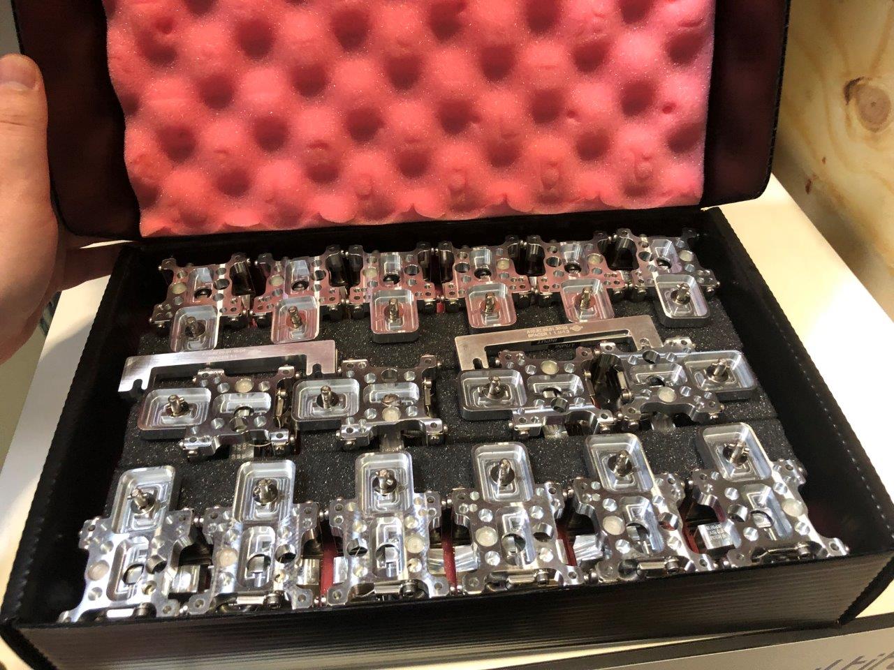 Used Multitest MT9510 Mini kit 120 BGA 7x7x1.2mm Test Handler Kit