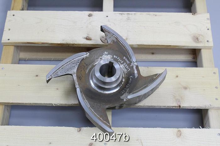 Used Goulds 3175 3x6x14 2/4 Vane Pump Impeller #40047