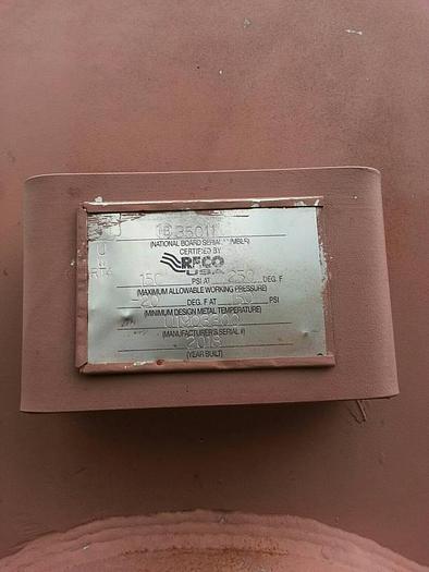 Used 2018 5,000 Gallon New Steel Pressurized Water Tank  B35011