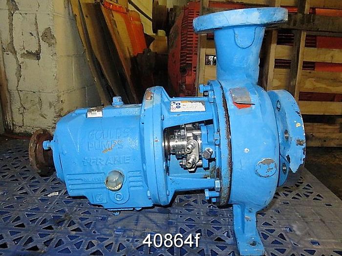 Used Goulds 3196 3x4x8, SS Casing, 4- Vane 6.25" SS Impeller #40864