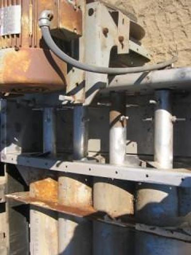 Used Bin, Bin Bottom, 4-Screw, 9" x 7', S/st, 1 HP, 2-Way, #S732587