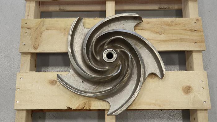 Used Goulds 3175 4x6x18 5-Vane Impeller #45002