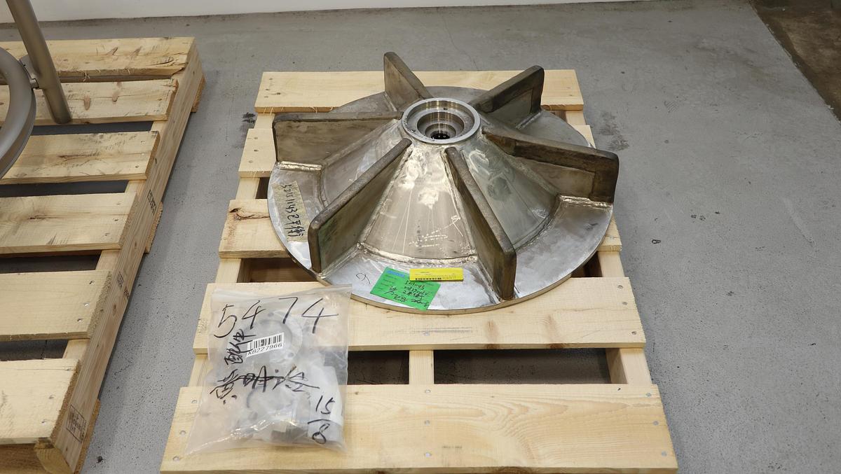 Unused Andritz DP350-650 Detrashing Pump 6-Vane Impeller #47167