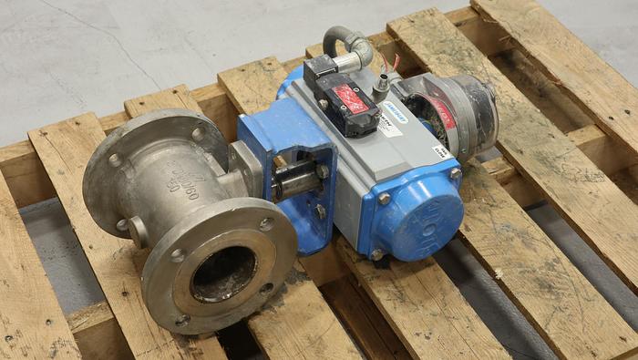 Used Jamesbury 3" Air Operated Ball Valve #45335