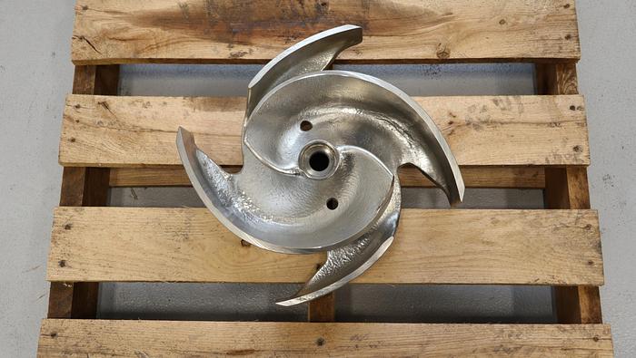 Used Goulds 3175 6x8x14/6x12x14  2/4 Vane Impeller #45455