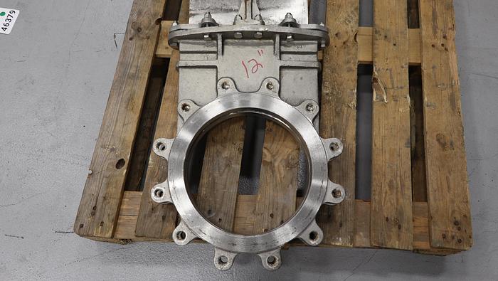 Used Flow Control Components 12" Hand Operated Knife Gate Valve #46378