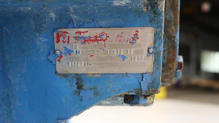 Used Goulds 3410 10x12x12 Pump #44858