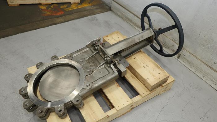Used Fabri-Valve 14" Hand Operated Knife Gate Valve #46284