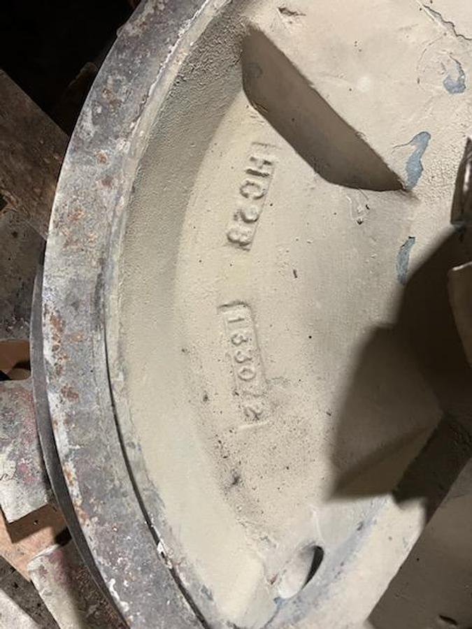 Used Goulds 5500 Pump, Iron Casing, 4-Vane Single 22.875" Impeller #43806