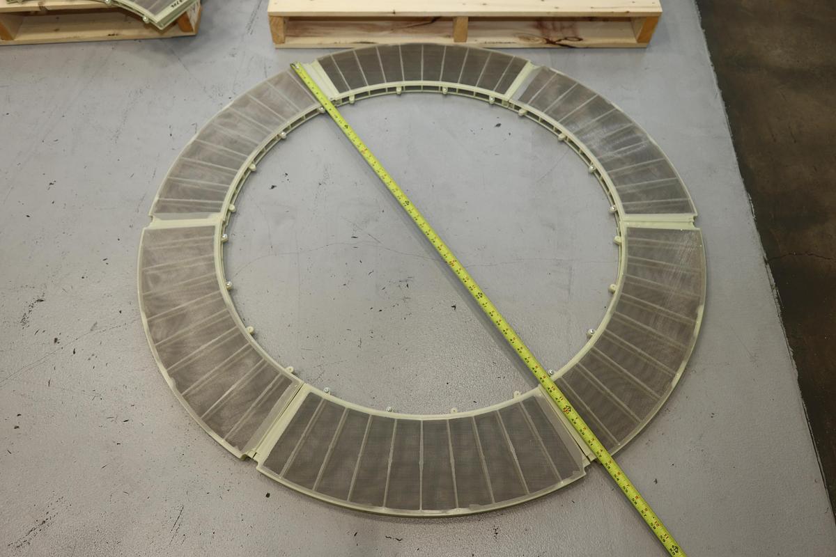 Unused Finckh EFK 1335 Thickener Disc Segments, Take Off Teeth, Rods, Nuts, and O Ring Material #47534