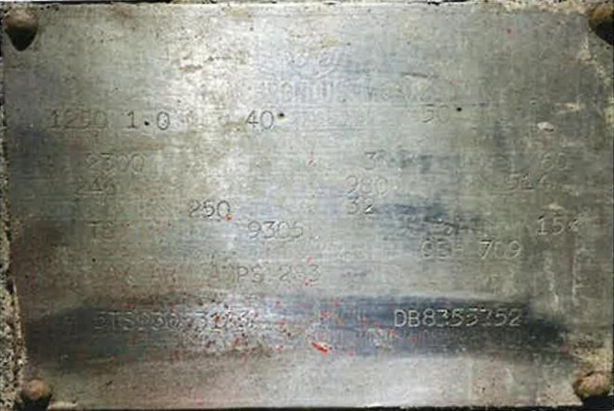 Used General Electric Motor #47336