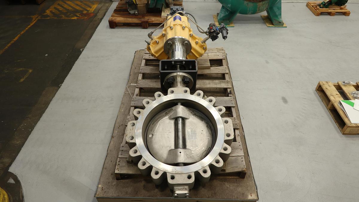 Unused Control Southern Inc. 24" Air Operated Butterfly Valve #46540