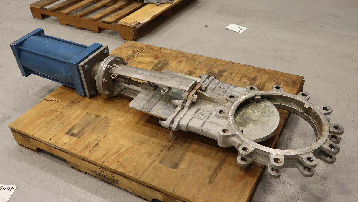 Used FNW 65BM 14" Air Operated Knife Gate Valve #46996