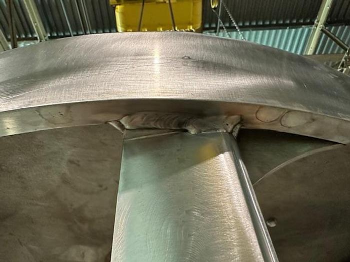 Used Fiberprep SPH-800 Pressure Screen 8-Foil Stainless Steel Rotator #43578