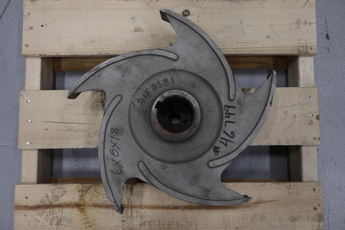 Unused Goulds 3175 6x8x18 5-Vane Impeller #47386