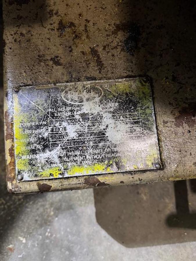 Used PALL Oil Dehydrator #45361