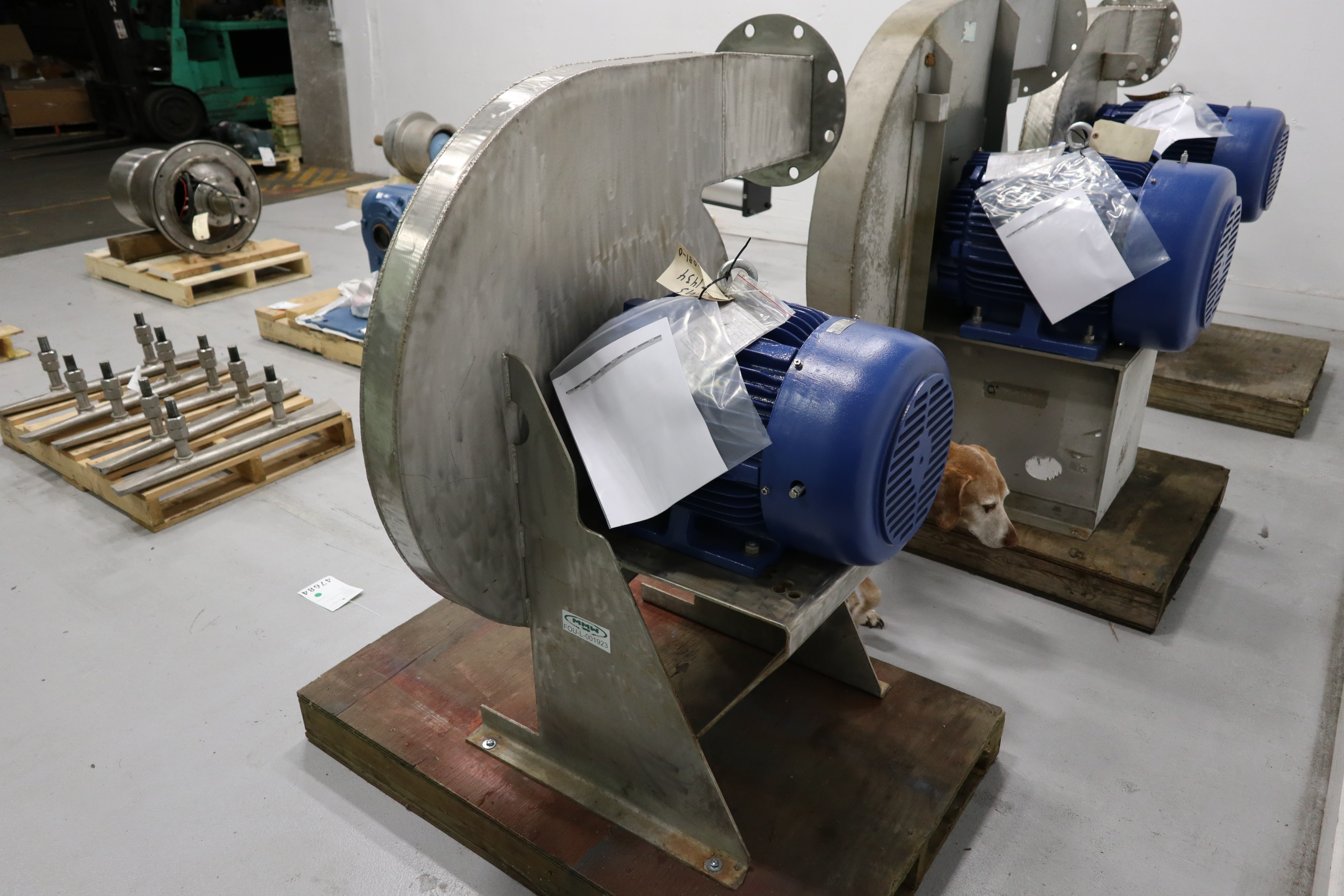 Refurbished MMW 8x7 Centrifugal Blower #47684