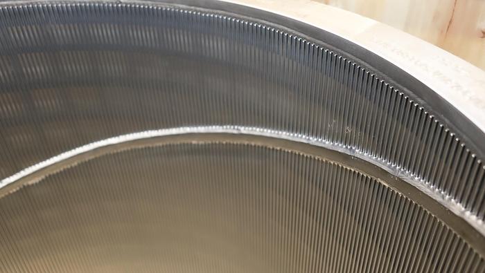 Unused Kadant Fiberwall UV300 With Spiral Strip Pressure Screen Basket #45892