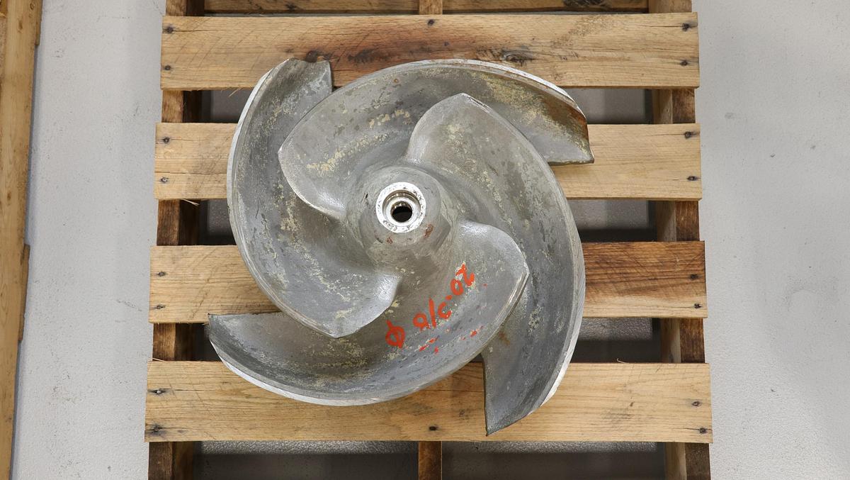 Used Goulds 3175L 10x12x22 & 10x16x22 4-Vane Impeller #46837