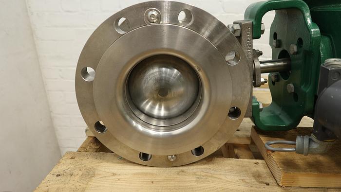 Used Fisher 6" V150 Series B Air Operated Vee Ball Valve, Series B #46485