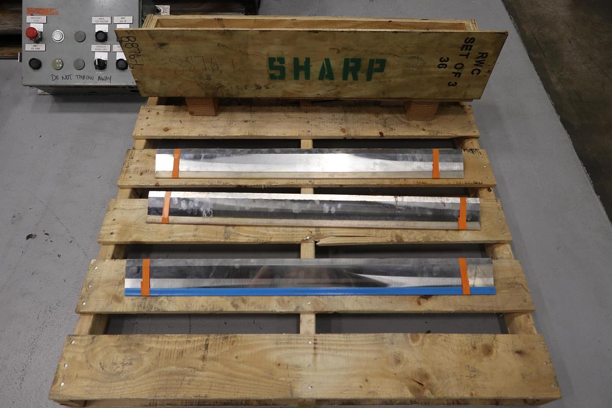 Used Brinkley 108" Wide x 65" Diameter Roll Splitter #47628