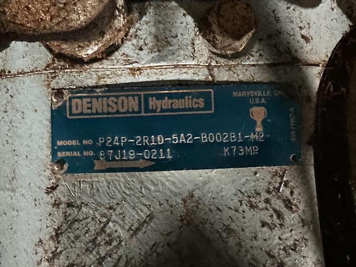 Used Denison Hydraulics P24P-2R19 Hydraulic Oil Pump System #44844