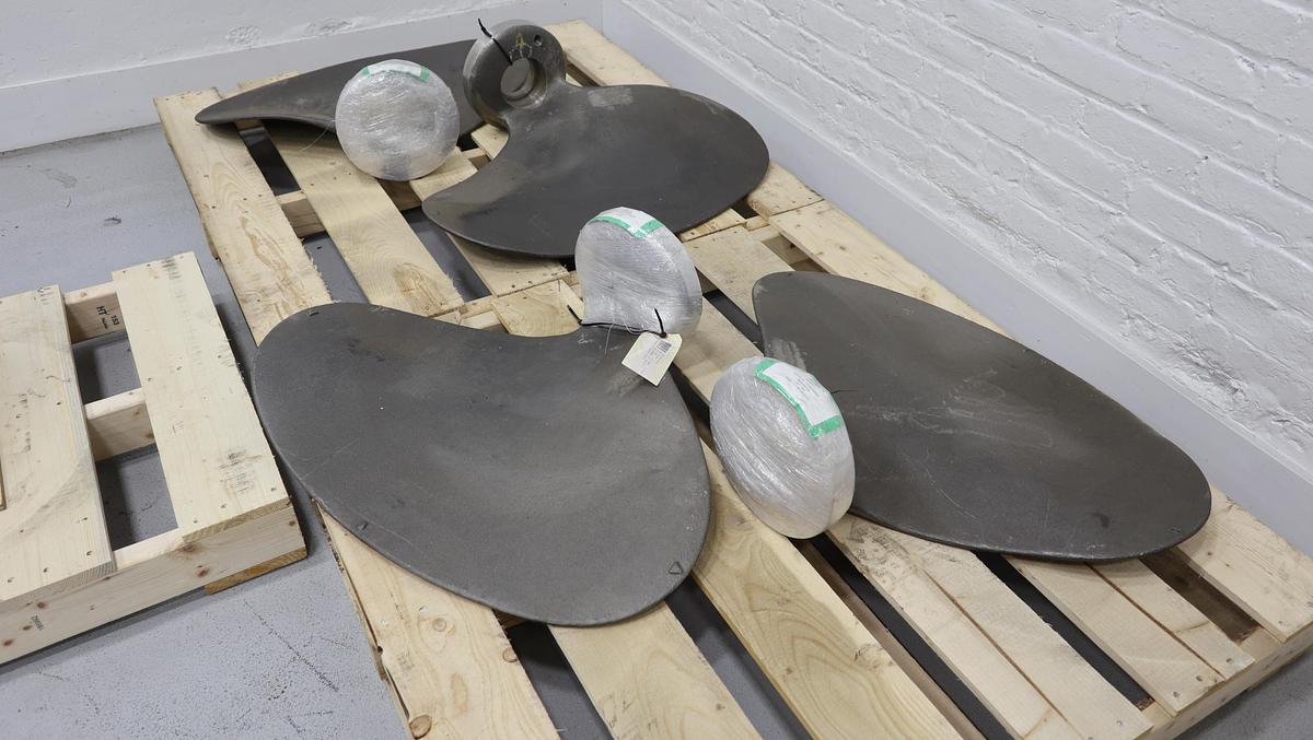 Used Valmet 4-Vane Side Mount Agitator Propeller #47294