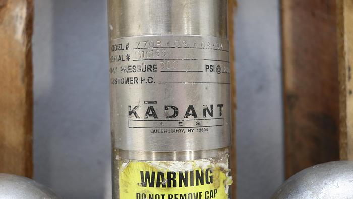 Used Kadant AES 770B-09-09-04 4-Bank Canister Filter #44778